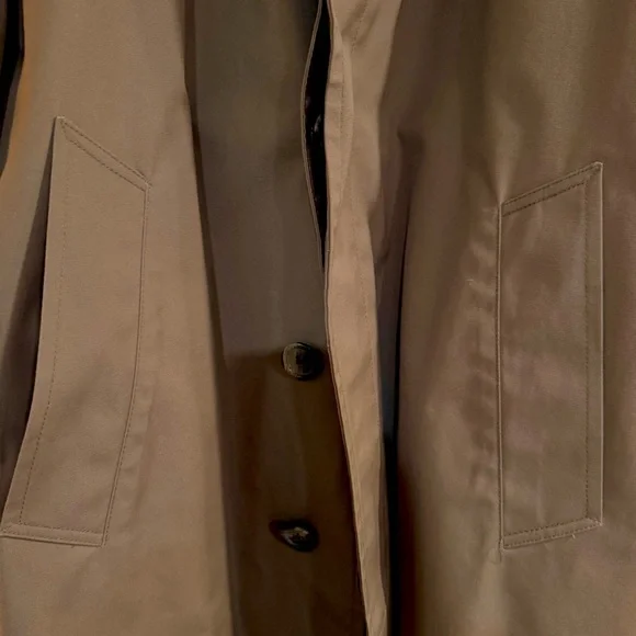 Vintage Botany 500 Men's Trench Coat 38 Reg with Zip Out Bore Luxury Liner - Picture 7 of 12